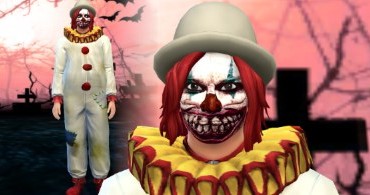 Sims 4 – Evil Clown Sim and facepaint