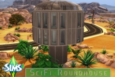 Sims 4 – SciFi Roundhouse