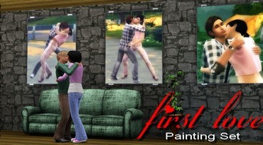 Sims 3 – first love painting set