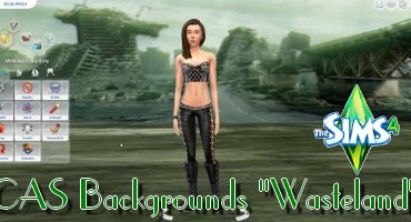 Sims 4 – CAS Backgrounds Wasteland