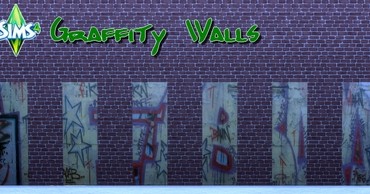 Sims 4 – Graffity Walls Set