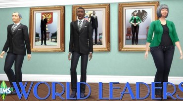 Sims 4 – World Leaders Household + Paintings