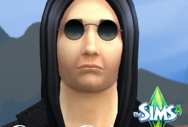 Sims 4 Ozzy Osbourne Sim und Poster