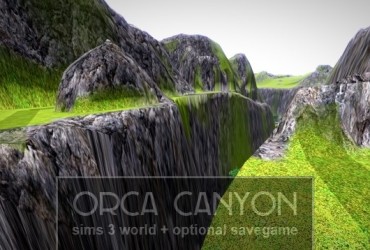 Sims 3 World Orca Canyon + savegame